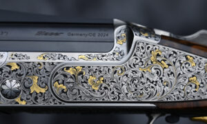 Blaser F3 Imperial Gold Scroll Side Plate Vantage 12ga 32" (507) PSA East