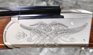 Krieghoff K80 Celtic Scroll Nickel Sporting 12GA 32" (386) PSA West