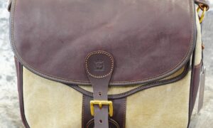 Rey Pavon Leather & Canvas "Hunter Bag"